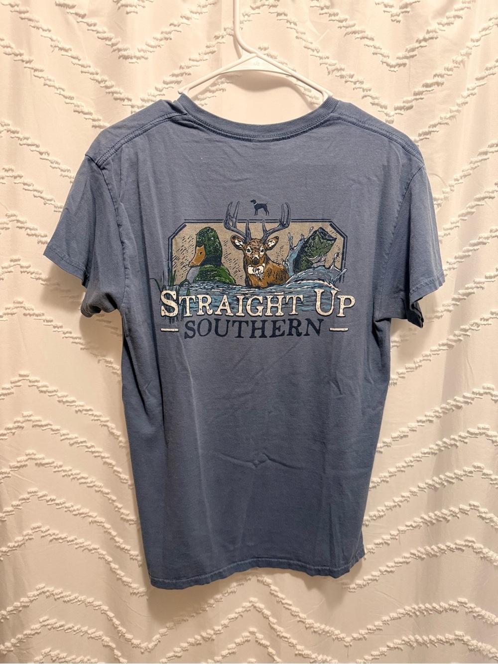 Men's Blue Graphic T-Shirt